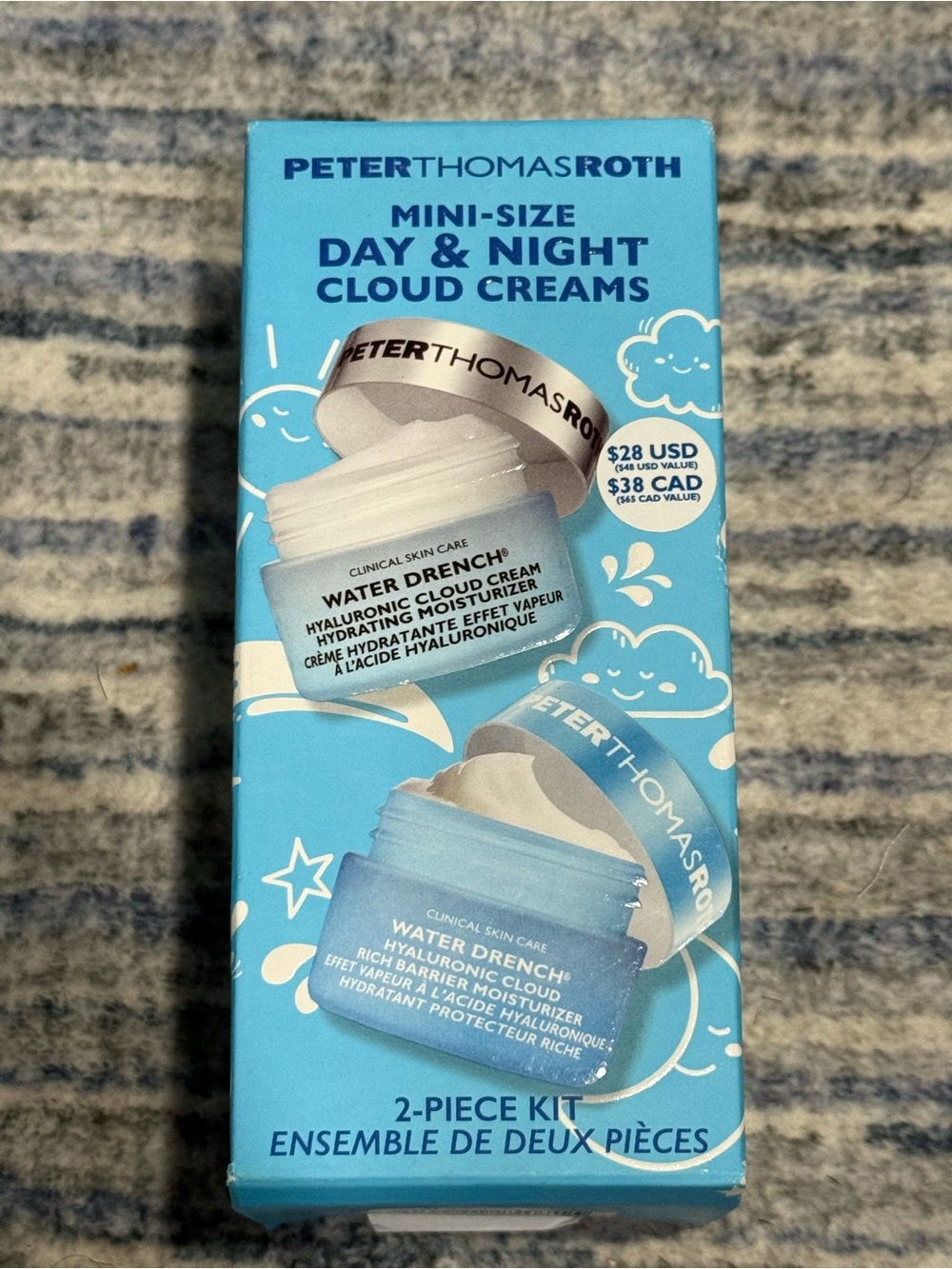 Peter Thomas Roth Mini Day & Night Cloud Creams — Light Blue Packaging